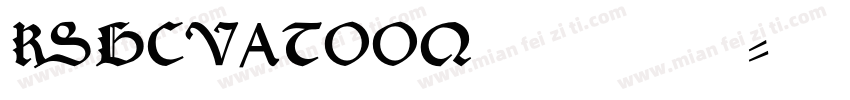 KSGCVATOOQ0 118 140字体转换